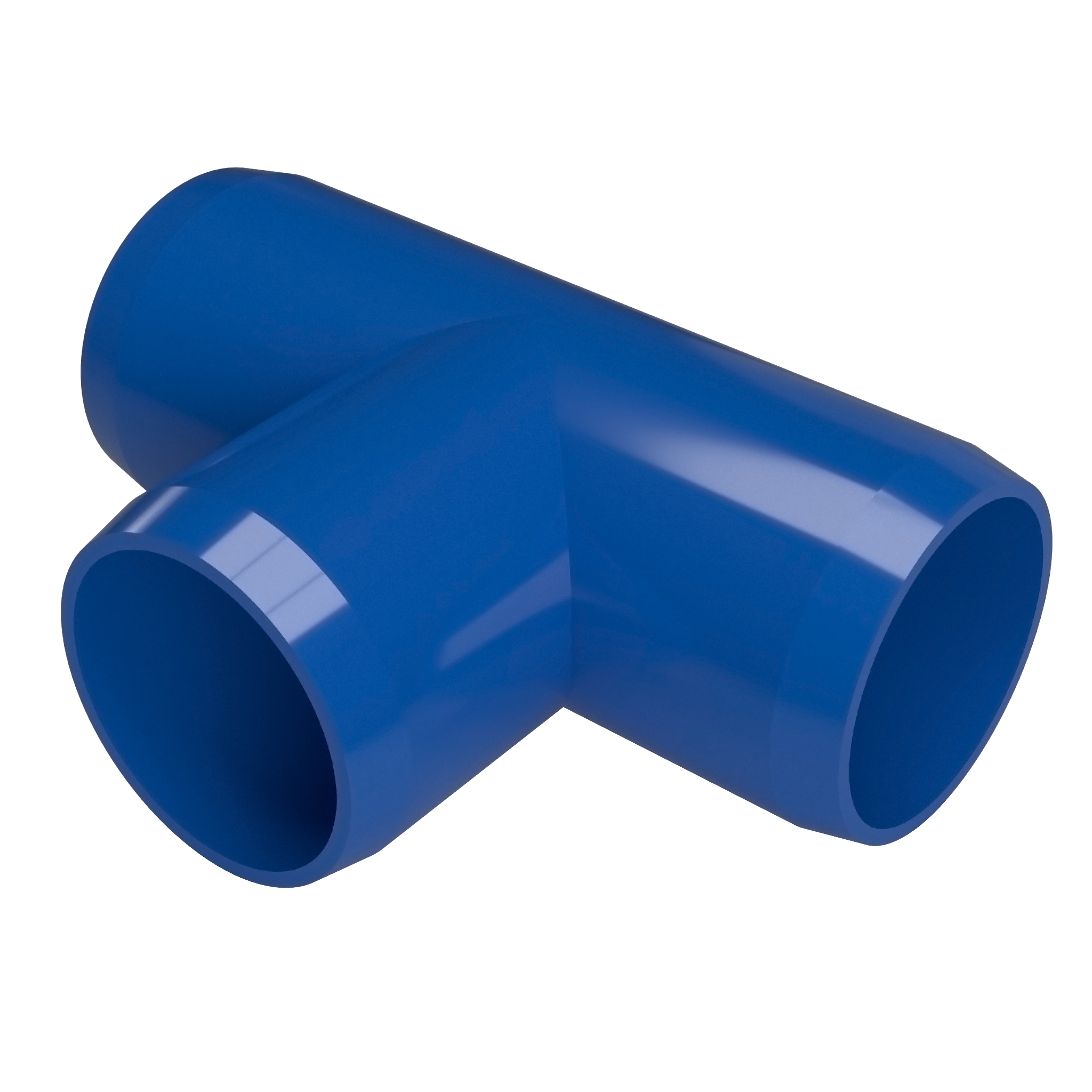 Blue 4-PK Made in USA Details about   1" PVC Tee Fitting FORMUFIT Furniture Grade