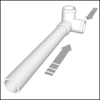 insert pvc pipe into fitting