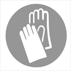 wear gloves pvc