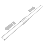 sand down pvc pipe