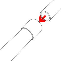 Second External Coupling PVC Pipe