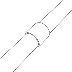 Completed External Coupling PVC Pipe