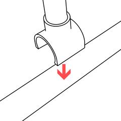 Snap Adapter onto 1" PVC Pipe