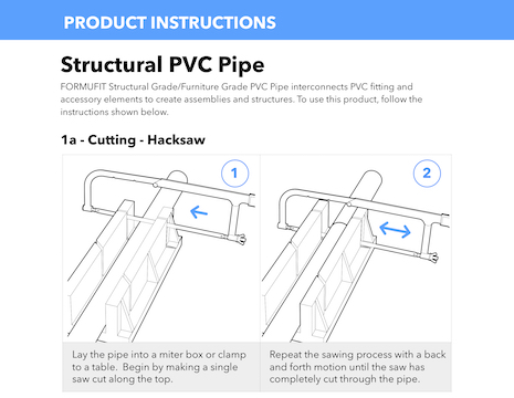 Furniture Grade PVC Pipe - Structural Grade